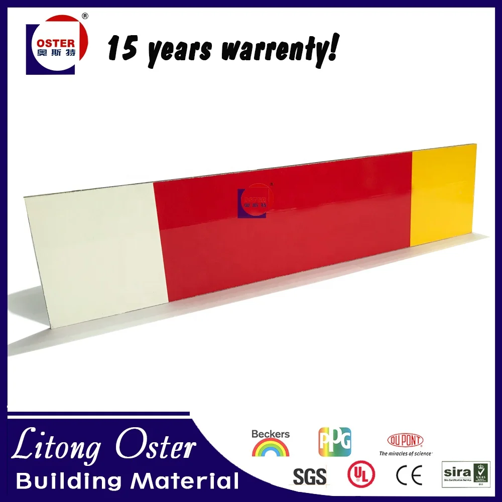 Aluminium Composite Panel Roof 4mm Board Gas Station ACP Sheet