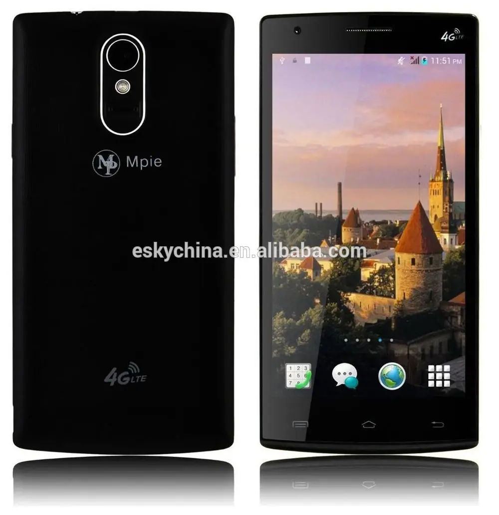 горячее надувательство 5 дюймов 4g сотового телефона mp g7 с андроид 4.4 ос и пальцев сканер с 4g fdd-lte