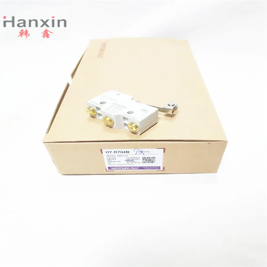 Korea  Hanyoungnux  Mini micro switch with lever  HY-R704B
