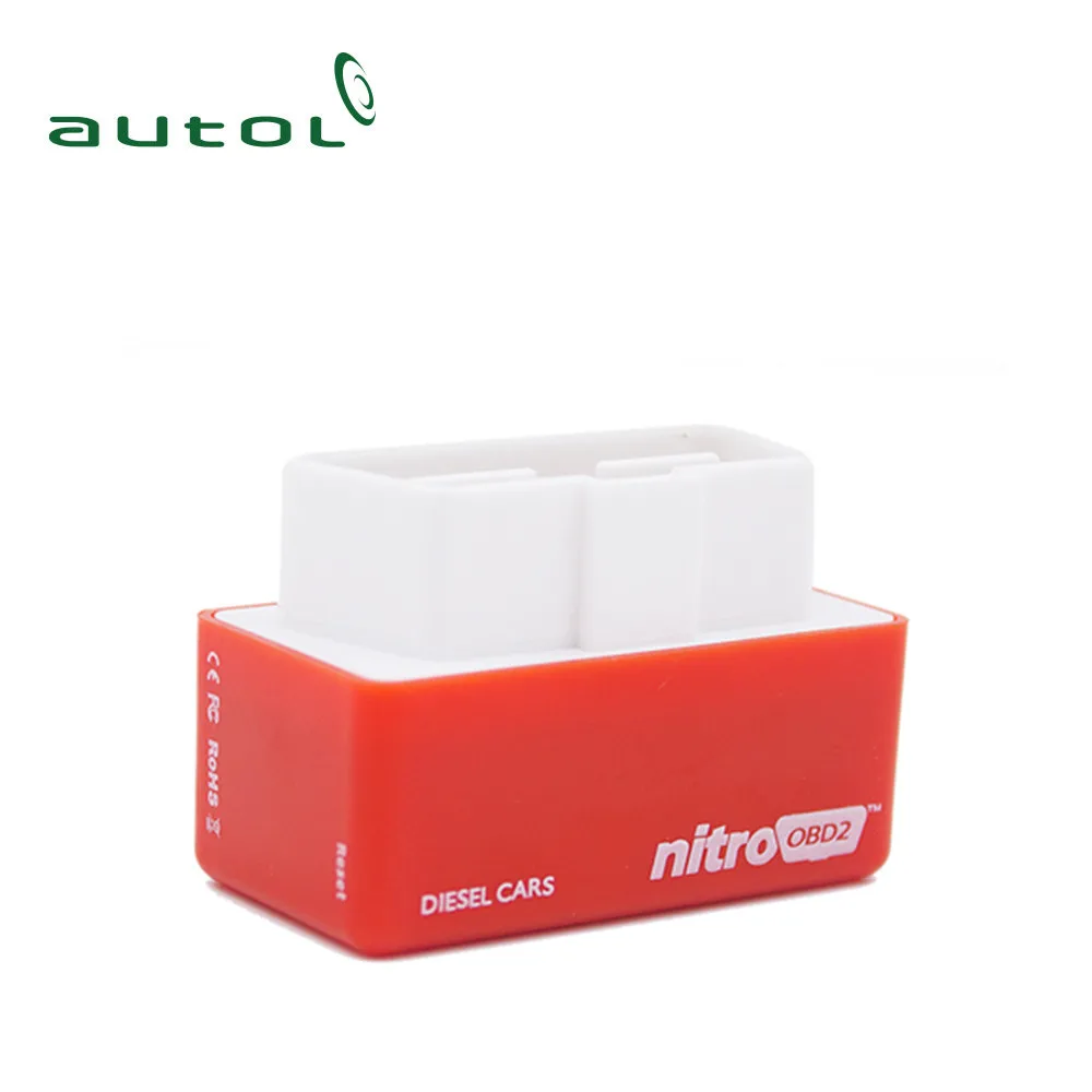 Nitro OBD2 Chip Tuning Box Plug & Drive NitroOBD2 For Diesel Car More Power&Torque Nitro OBD Diesel Box With Retailing Box