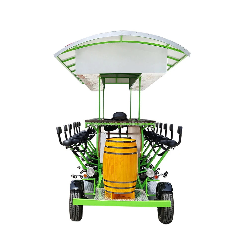 15 Passenagers Seat Electric Beer Bike Company team Pedal Tourism Sightseeing Cycle Pub Beer Party Bicycle