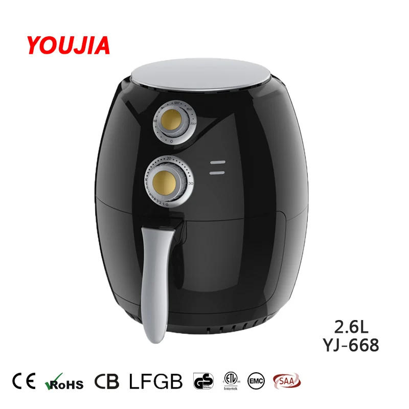 1400W Electric Hot Air Fryer with Removable Dishwasher Safe Basket Hot Air Cooker