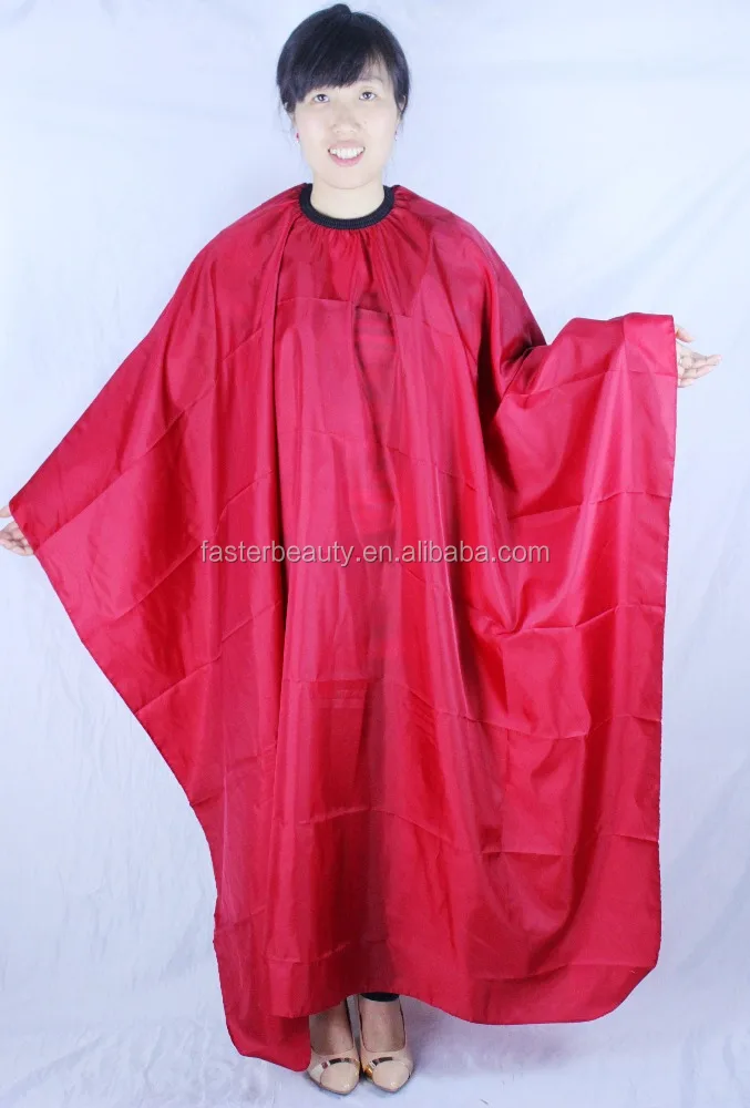 
Professional high quality Waterproof & Oil cutting cape , satin salon cape 