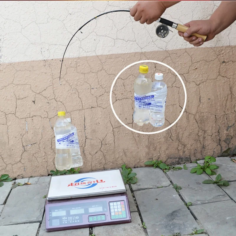 
Mini Flexible Fishing Rod Elastic Carbon Bait Casting Rod Short Portable Shrimp Fishing Rod + Metal Reel for Outdoor 55/65/75cm 