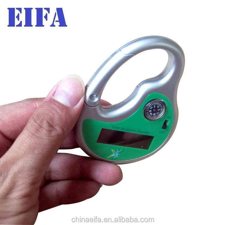 
Good sell solar portable mosquito repeller for outdoor use hook type solar portable ultrasonic mosquito repeller 