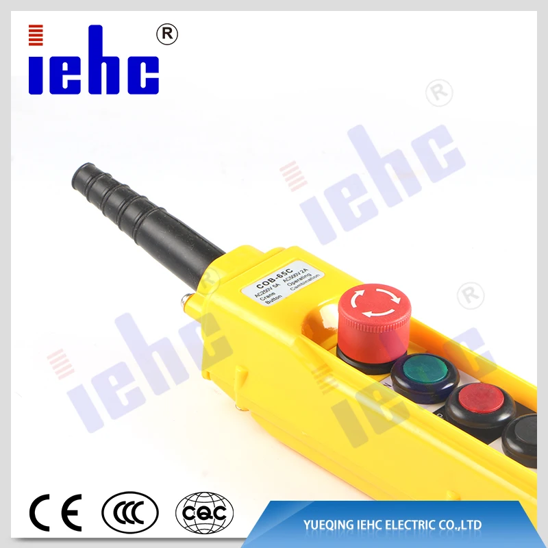 iehc COPC(COB)series rainproof emergency stop crane push button switch pendant control station