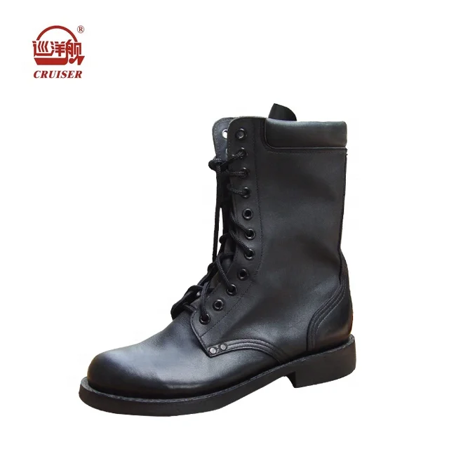 
genuine leather Saudi Arabia military army combat boots 