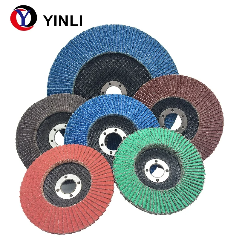 4-5 Inch Zirconium Oxide Flap Disc for Grinding and Polishing  Metal