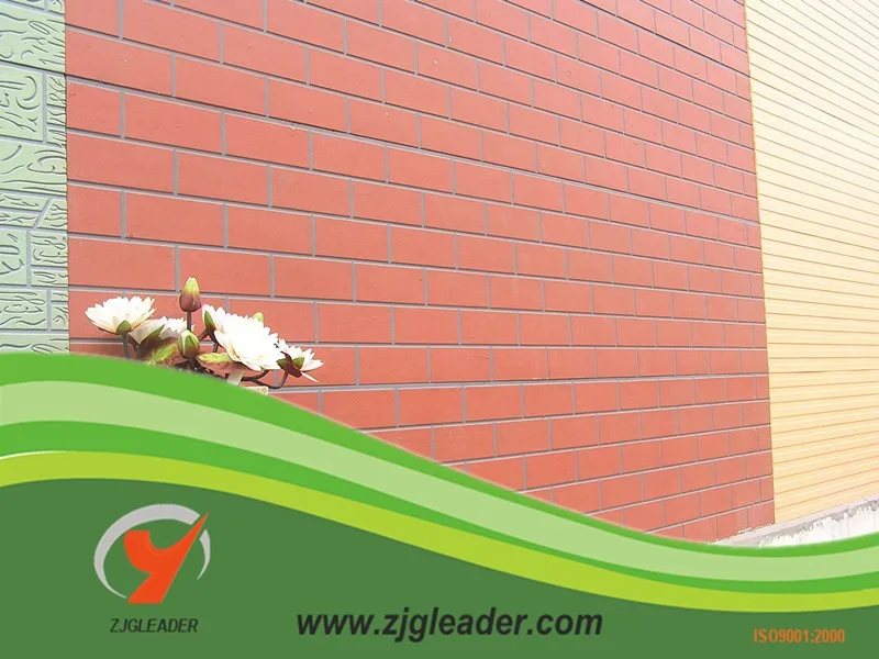 Fireproof and Antibacterial Fiber Cement Ceramic Brick Siding Composite Panels Product