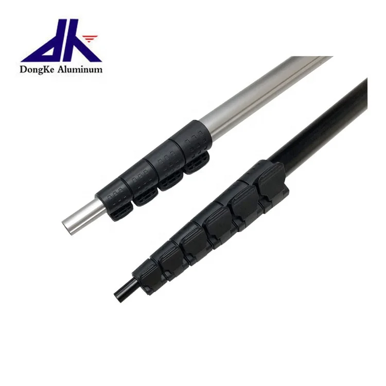 Aluminum telescopic tube for golf training aid