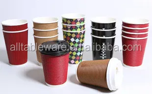 ripple paper coffee cups,wrinkle paper cup