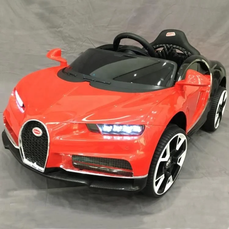 Детская машинка Bugatti на батарейках с дистанционным управлением