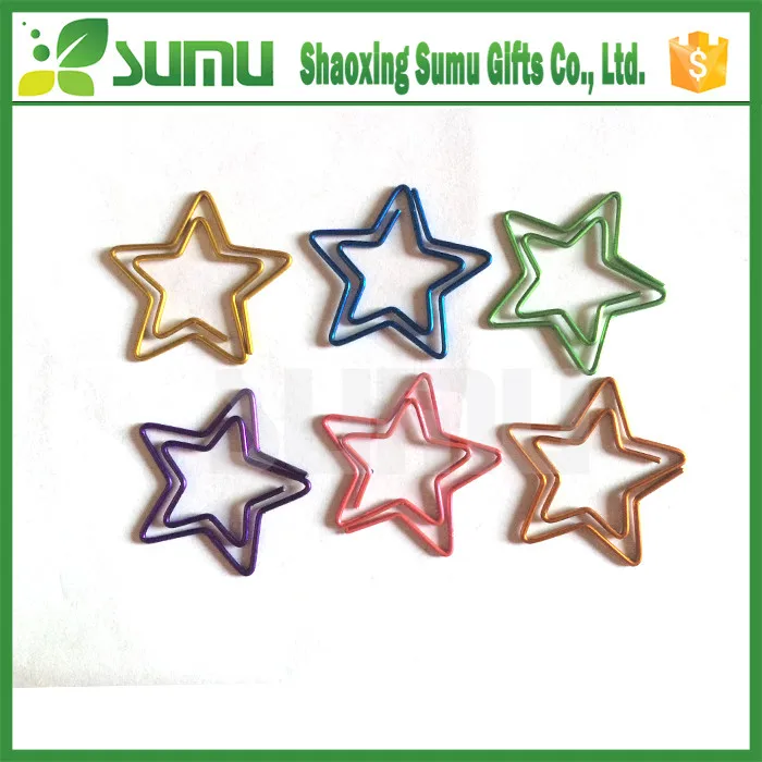 Custom Logo Shaped Stainless Steel Flat Metal Paper Clip