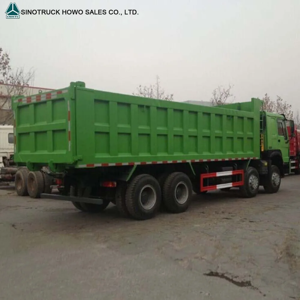 China Sinotruk Howo 8x4 12 Wheeler Front Lifting Dump Tipper Truck For Sale