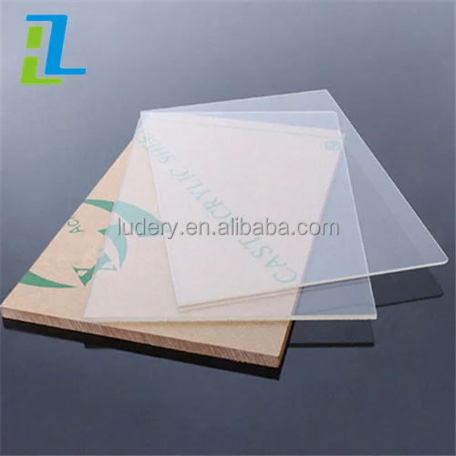 pmma/plexiglass/acrylic thin flexible plastic sheets