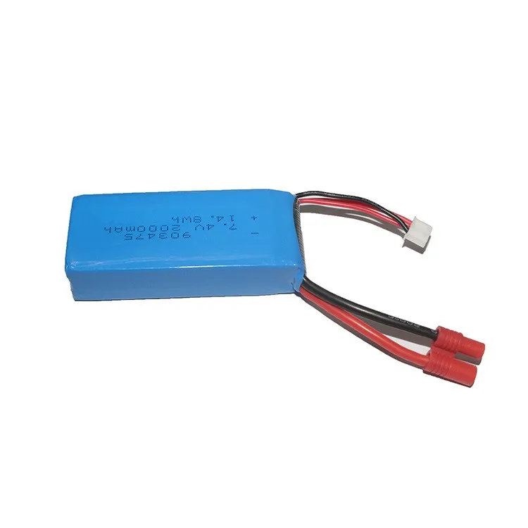 7.4v 2000mah lithium polymer battery 7.4v 903475 battery pack