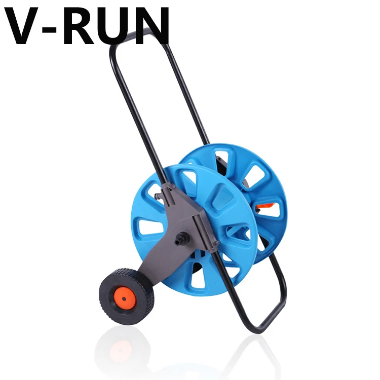 Оптовая продажа, садовый шланг большого размера, катушка с колесами, стеллаж для хранения, вмещает 50 м шланг D0036