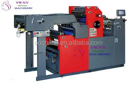 bank cheque manual offset printing machine hamada style