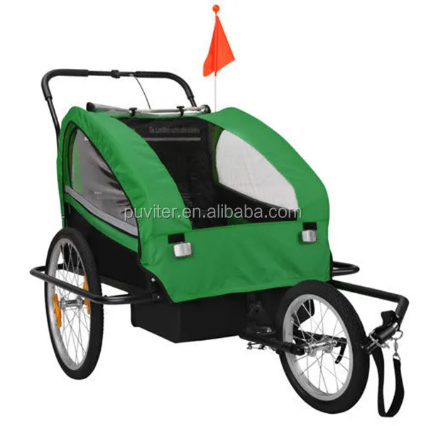 2020. NEW Kid Child Bike Trailer Children Baby Pram Bicycle Stroller Suspension Jogger(BT003)