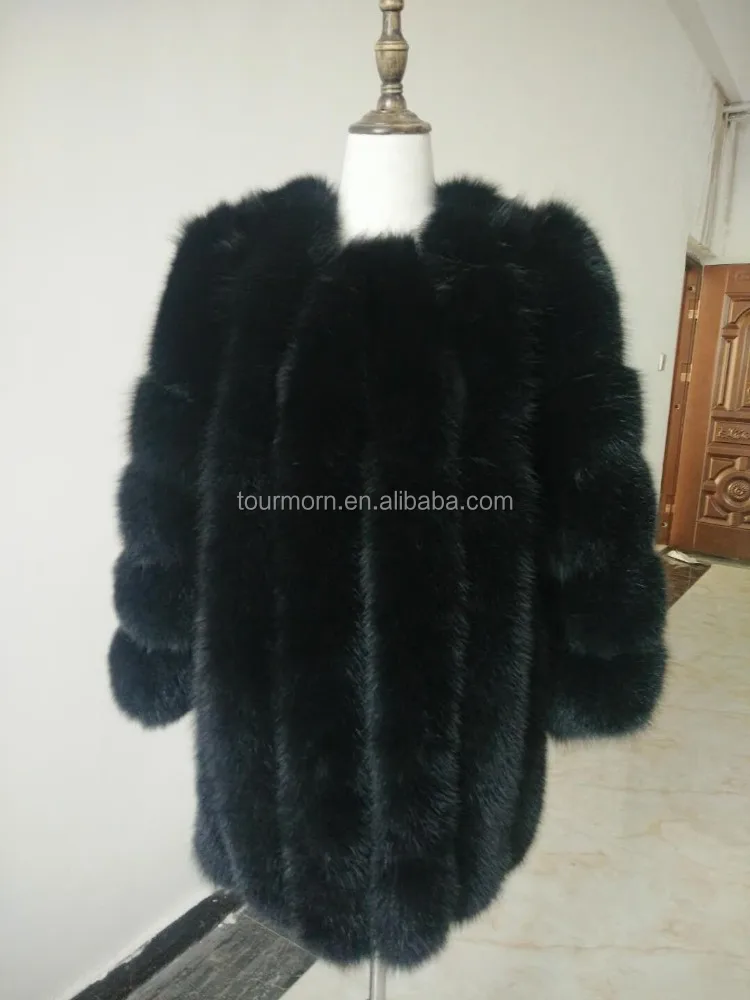 2017 High Quality long section Fox Fur Coat / Winter Coats For Women