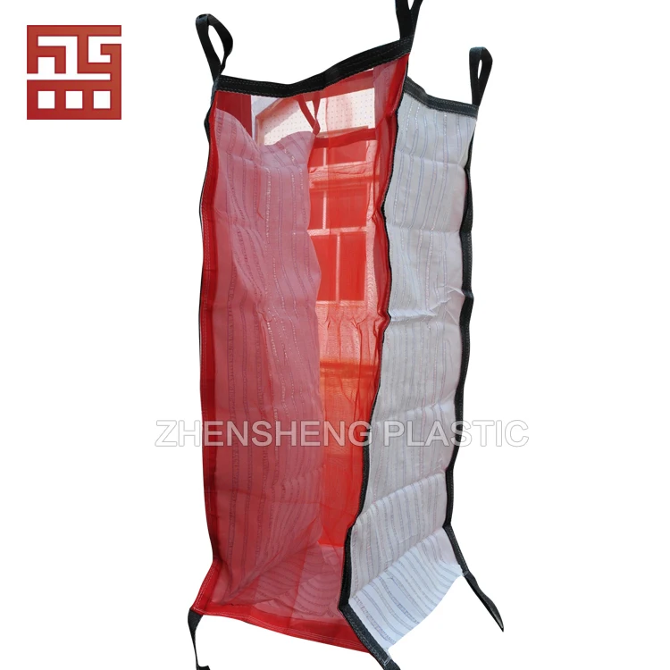 500kg jumbo bulk bag breathable plastic firewood mesh bag jumbo bag supplier