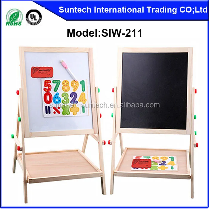 Decorative wood board kids magnetic indoor writing board