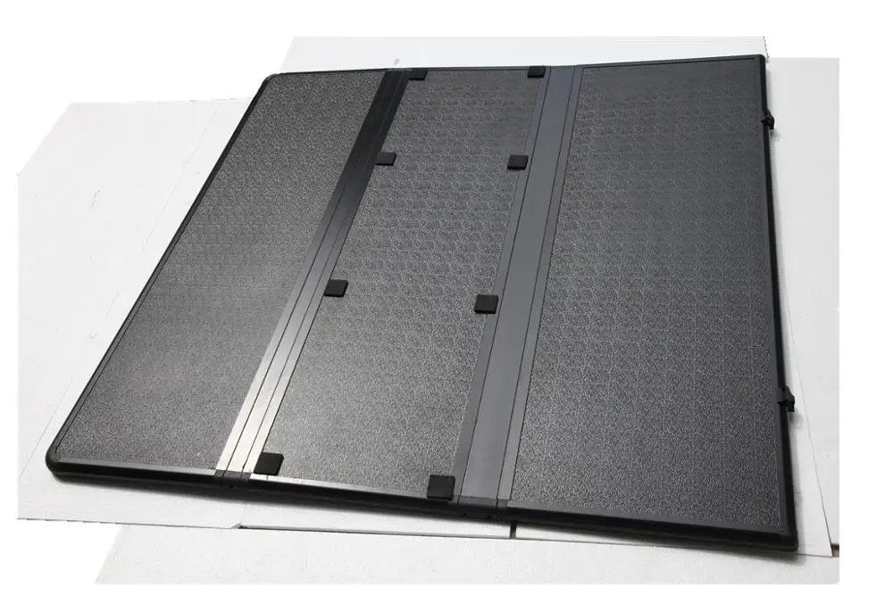 
kv8802 aluminum hard tri fold pickup truck bed tonneau covers for 2015 Mitsubishi Triton L200 single cab 