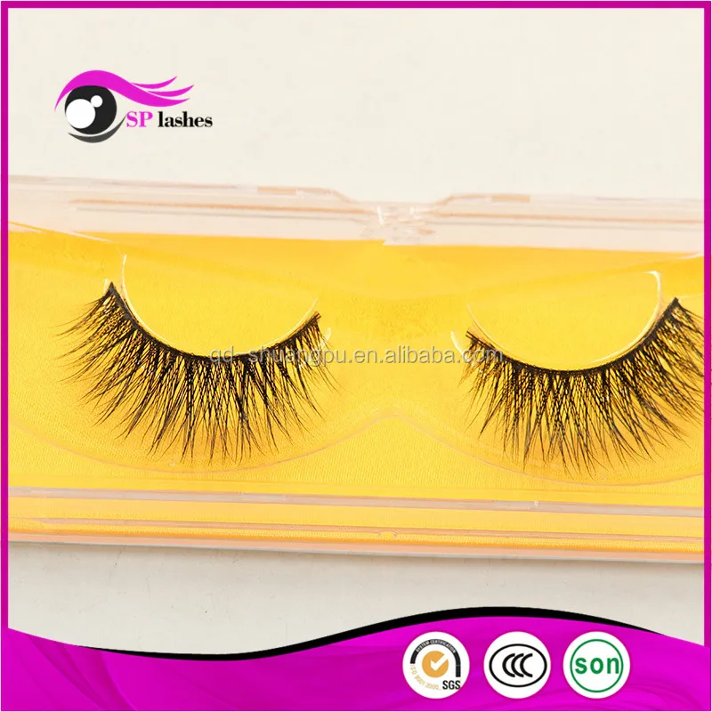 Завод Поставщик Элитная Норки Ресницы Полоски Пар Норки Волос Накладные Ресницы