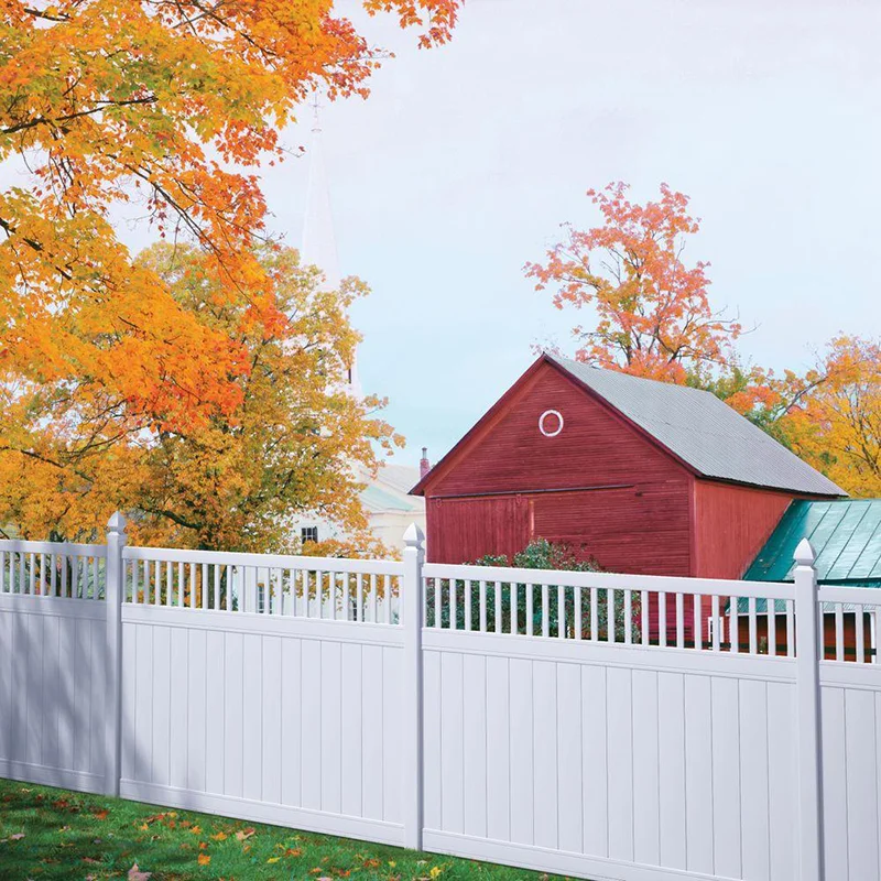 6x8ft Maintenance Free Closed Top Vinyl Privacy Fence For Backyard