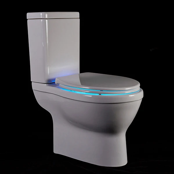 Strong suitability Non-noise Automatic LED light Duroplast toilet seat cover