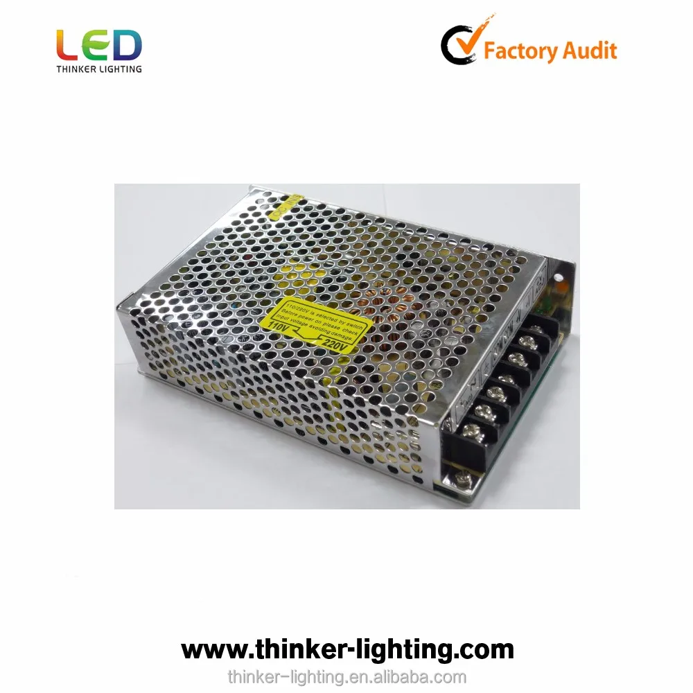 100w mental case cover strip led switching model power supply adapter