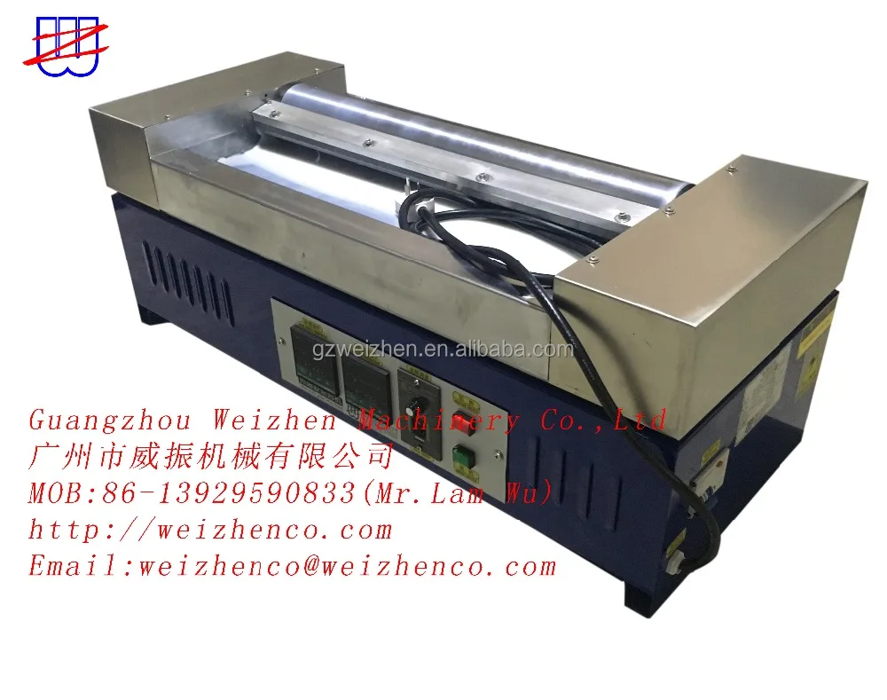 EPE pe foam sponge single roller hot melt glue coating machine