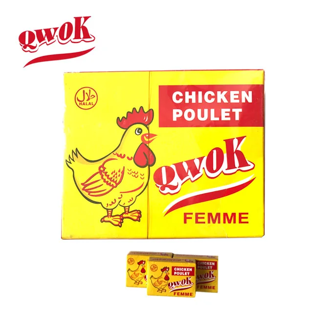 
QWOK HALAL AFRICA SPICES CUBE CHICKEN SEASONING CUBE POULET BOUILLON CUBE 