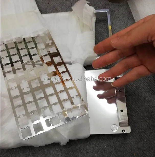 CNC machining/milling/laser cutting keyboard keycaps keyboard part
