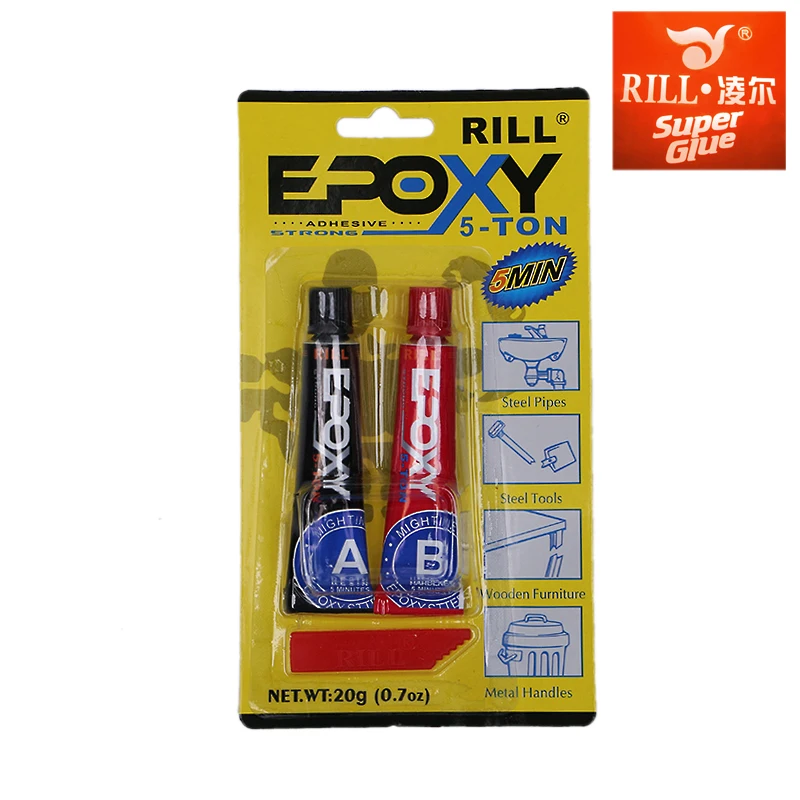 Эпоксидная смола 20 г, черно-белая, 5 минут, клей AB