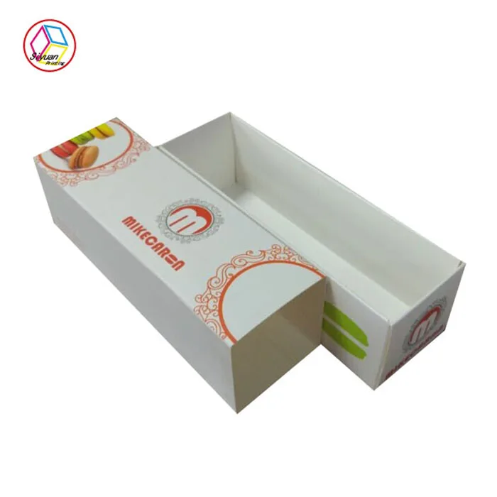 Custom party kraft paper macaron cute packaging box for food packaging