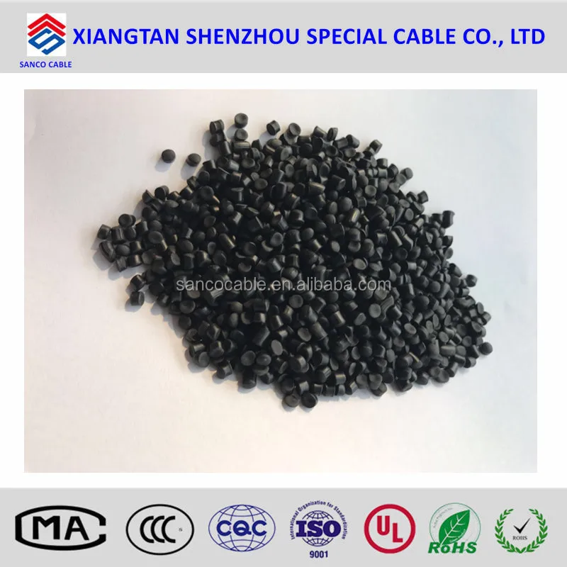 Гибкие Пвх Пластиката для изоляции и оболочки приложения провода и кабеля