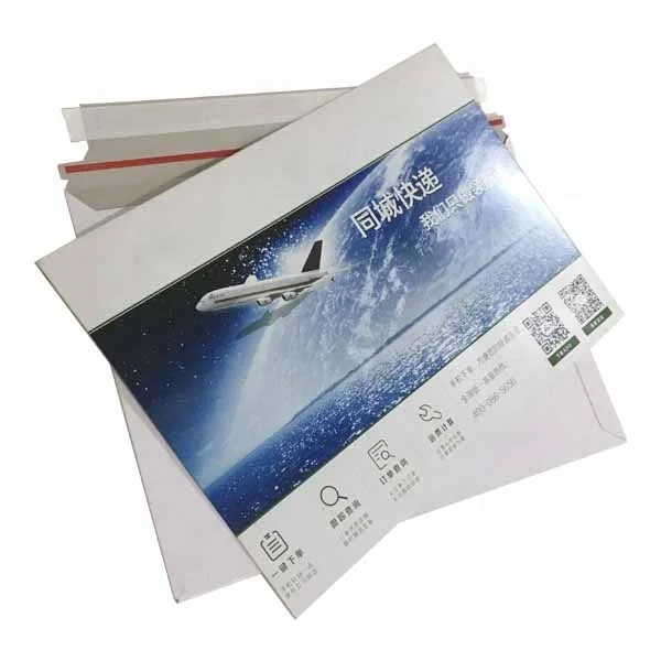 
Customize Design 300gsm White Cardboard Paper Envelope For Shipping Documents 