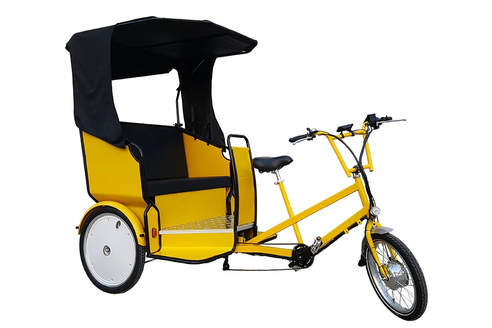 Hot sale 2 Passengers Mini Taxi Electric Assistant Touring Pedicab Rickshaw