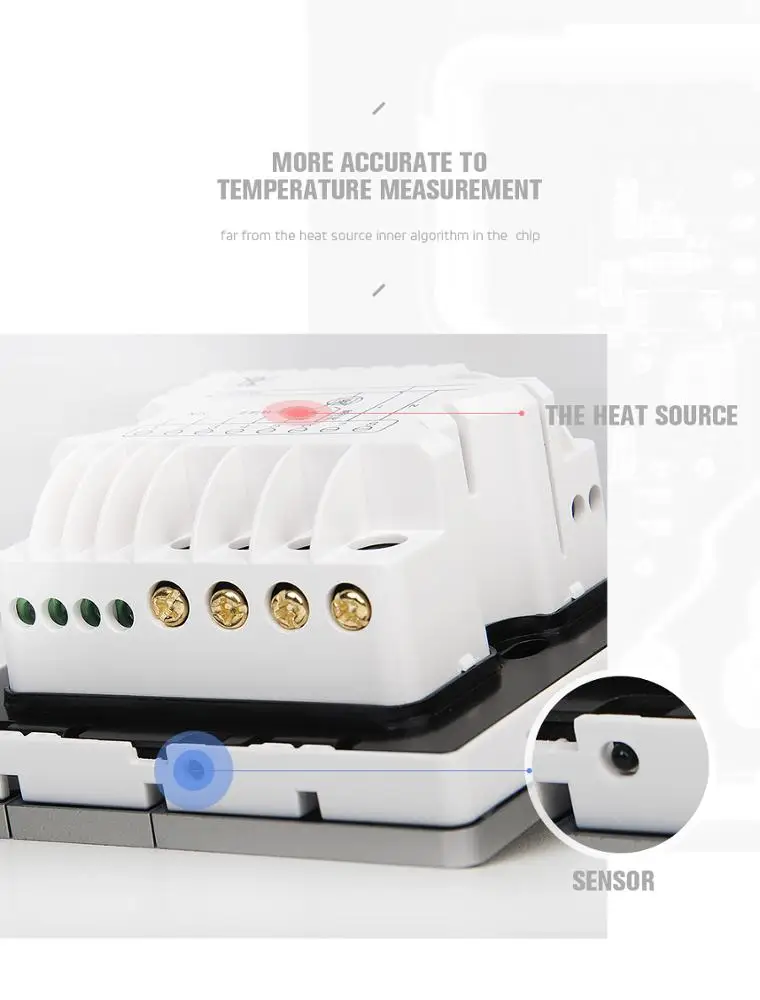 
Smart Room Thermostat for HVAC system Work with Amazon Alexa 