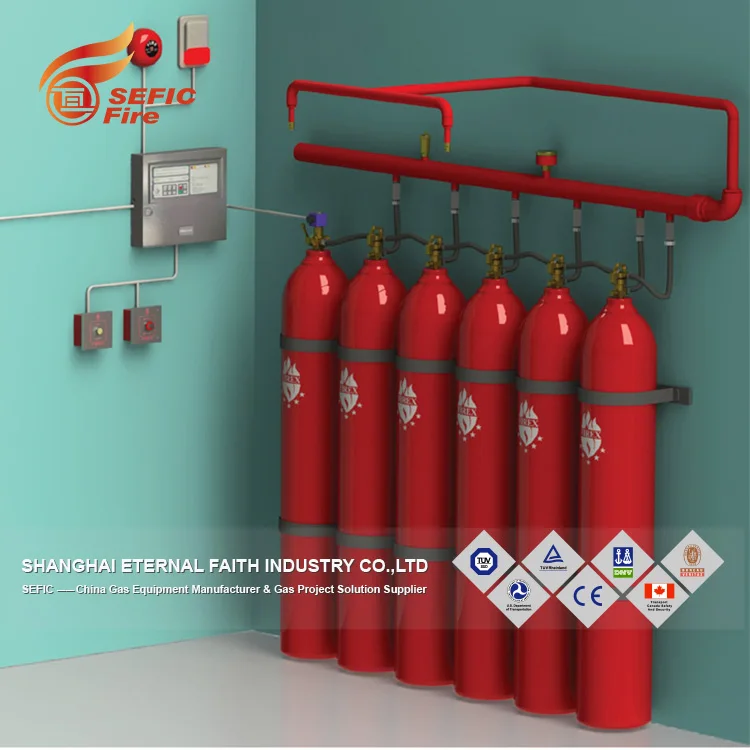 68L Co2 Cylinder For Co2 Fire Fighting System