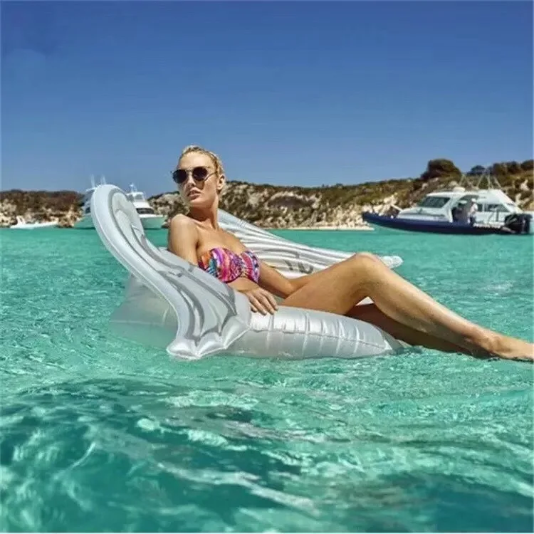 New angel wings swimming ring pvc thick inflatable wings swimming ring