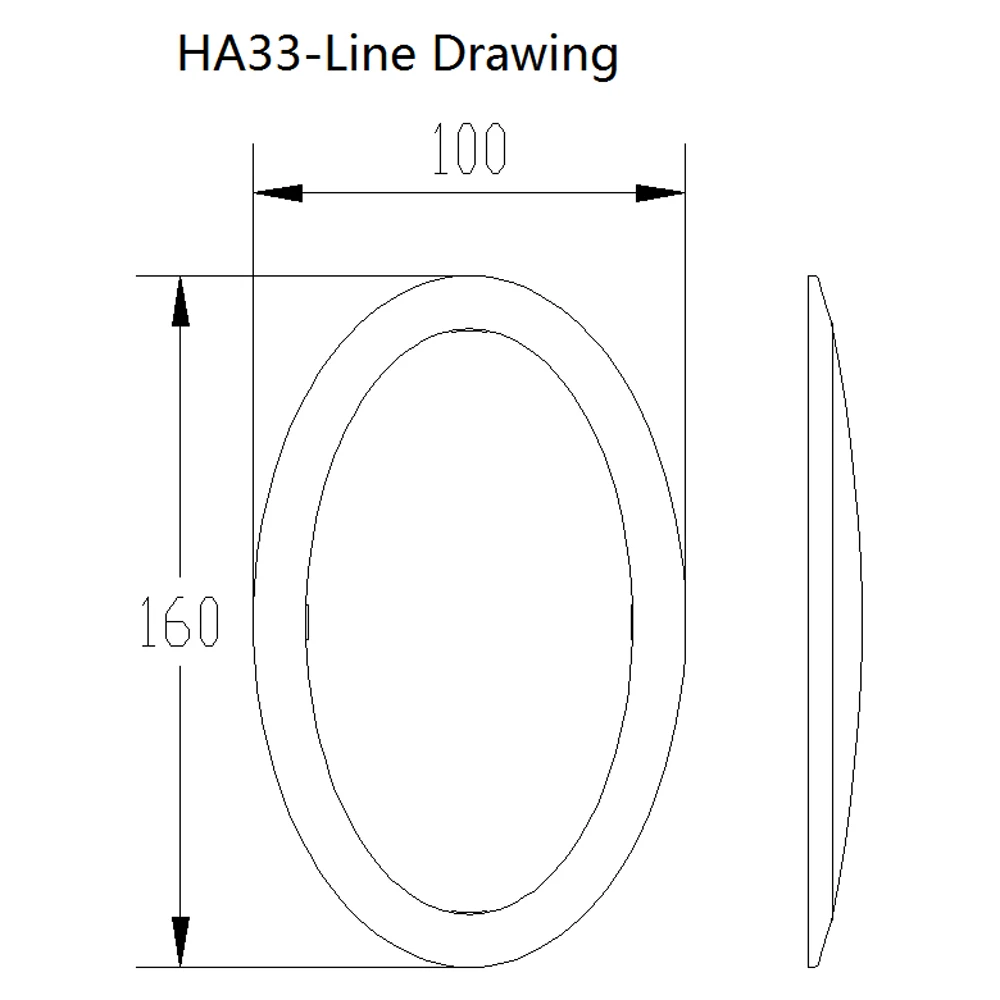 New Chrome 12V Ultra-Thin Dome UV Resistance LED Light Interior Lamp Caravan Motorhome RV Light