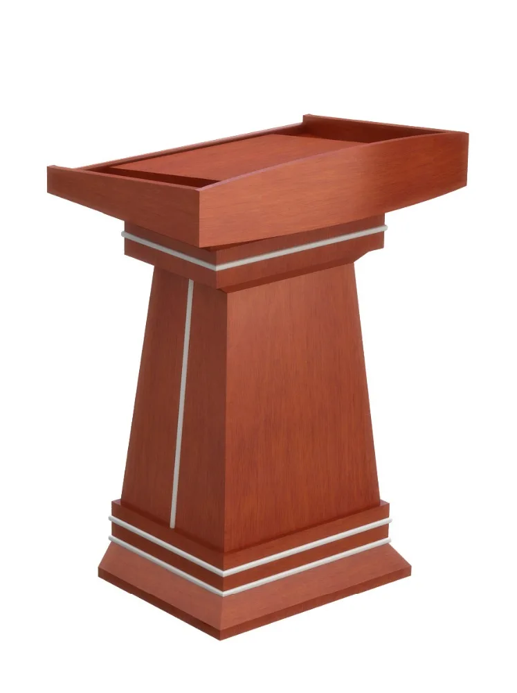 MDF with Cherry Finish modern church pulpit for sale