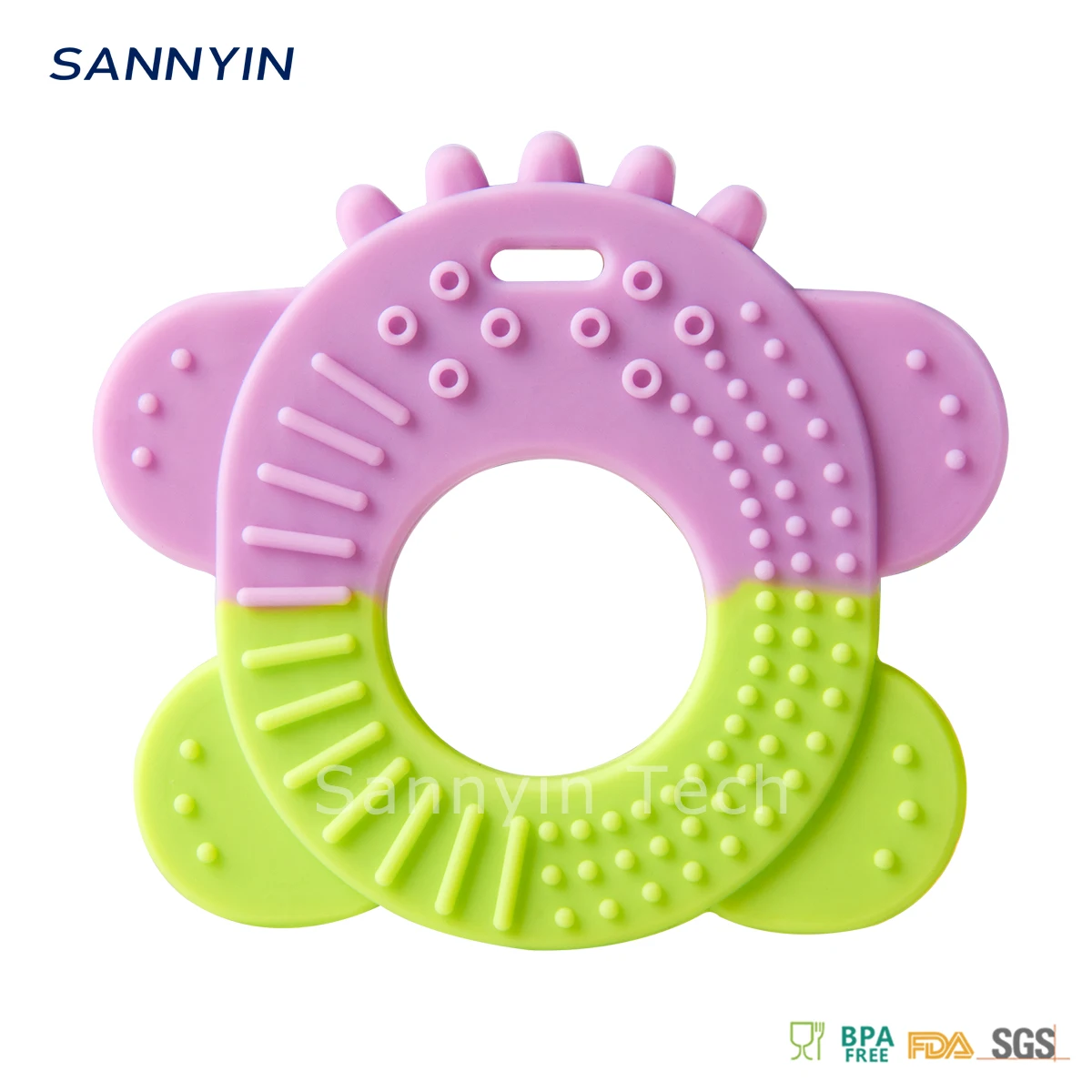 
Chewable Baby panda Soft Silicone Teether Toys, Infant Teething Teethers 