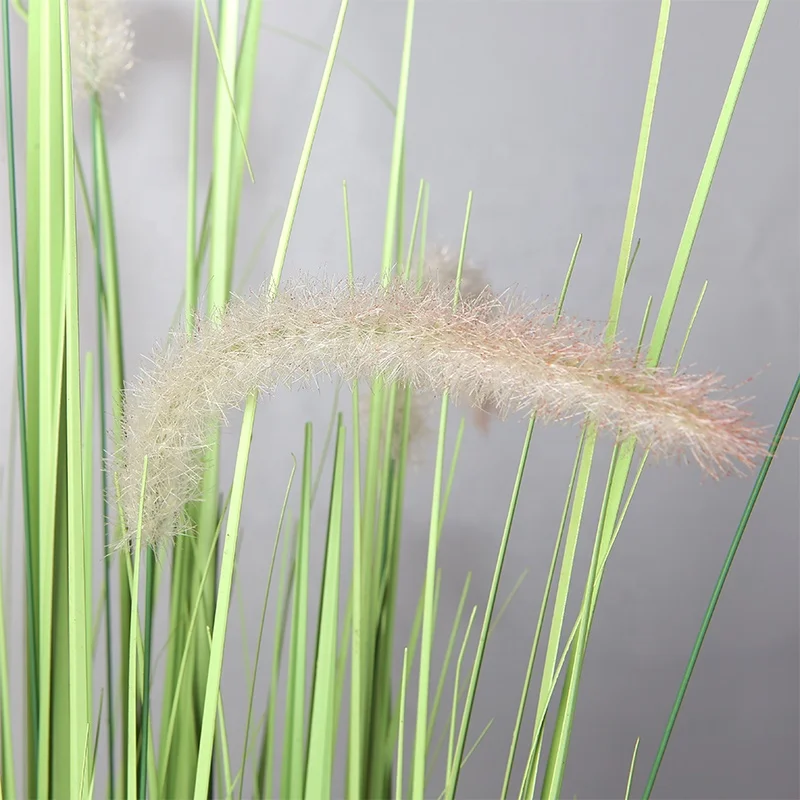 Artificial plant factory wholesale artificial Setaria viridis bonsai clothing store restaurant decoration green plant potted