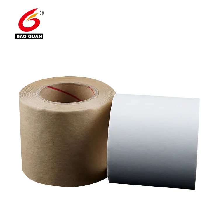 Water Activate fiber reinforced Kraft Paper Gummed Tape for  Sealing