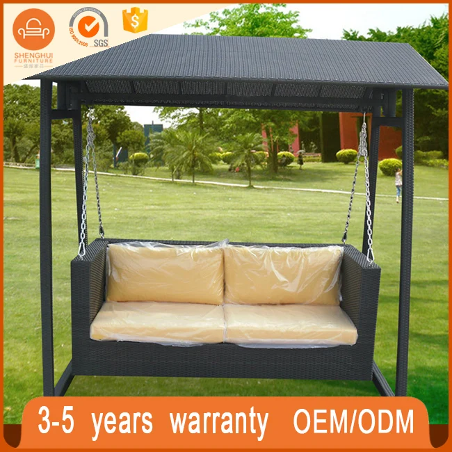 
Leisure Blackswing Chair Garden Swing Hanging Chair Rattan Wicker Hanging Swing Chair With Canopy 