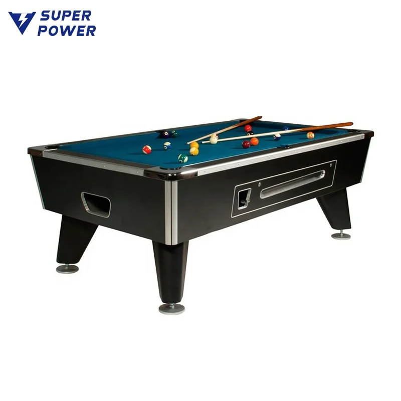 Popular style coin operated coin pusher pool game billiards