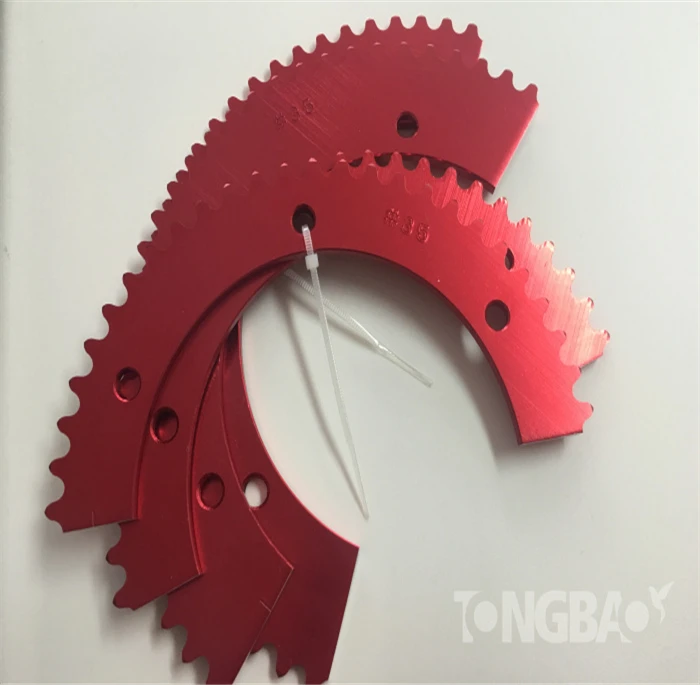 color anodized #35 sprocket for kids mini go kart